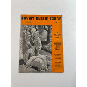 SOVIET RUSSIA TODAY July 1940 vintage USSR history magazine WWII era print